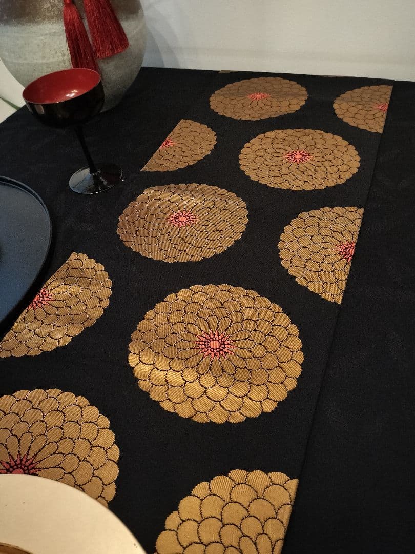 A950★逸品‼️全通帯‼️ひな祭り‼️テーブルランナー2m10cm