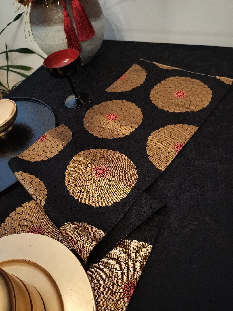 A950★逸品‼️全通帯‼️ひな祭り‼️テーブルランナー2m10cm