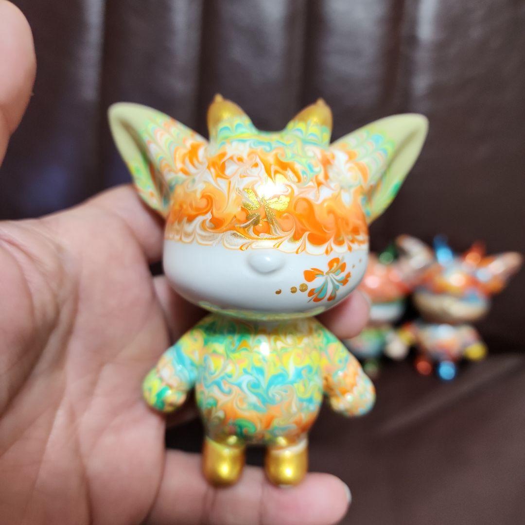 流体アート カラフルアートフィギュア 7体セット