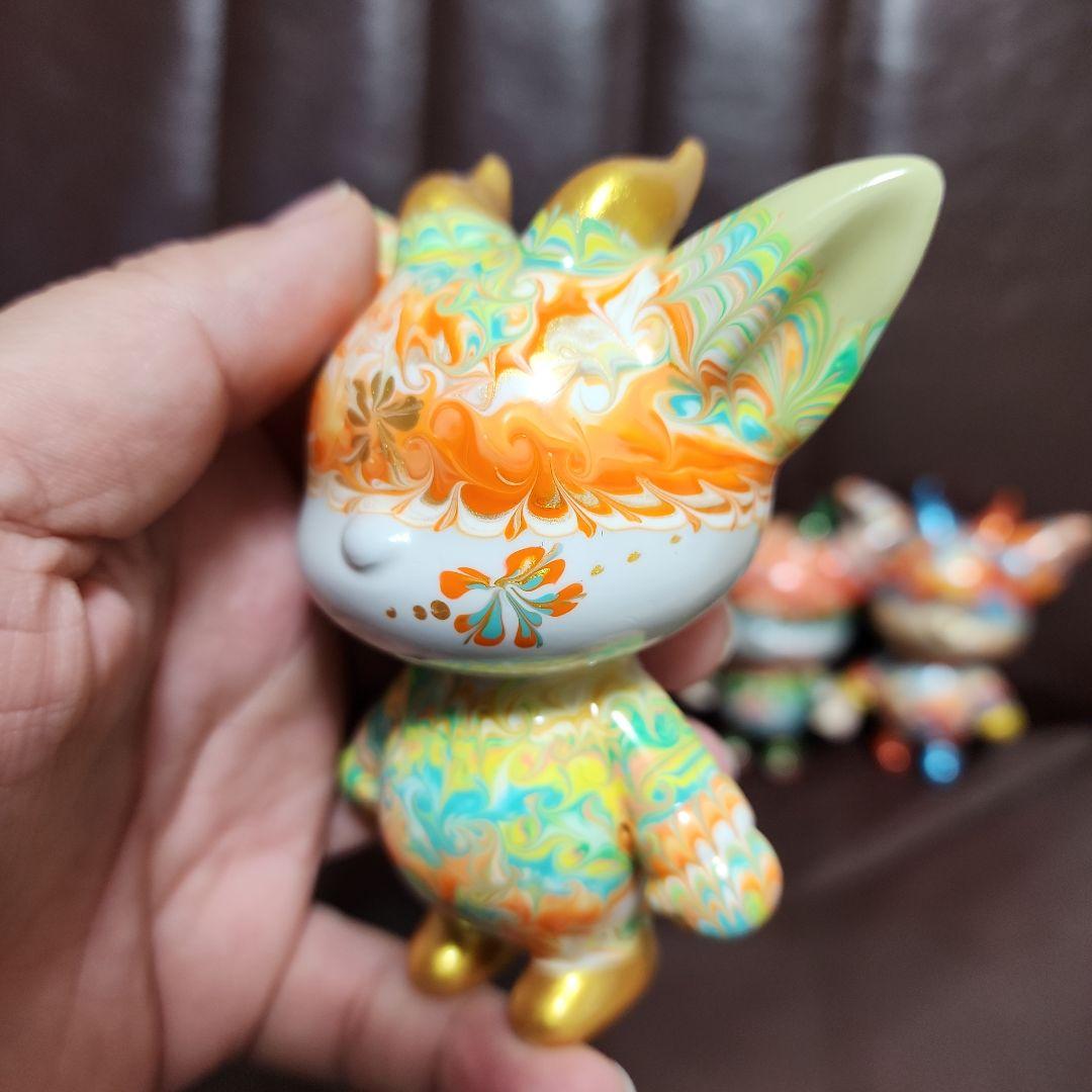 流体アート カラフルアートフィギュア 7体セット