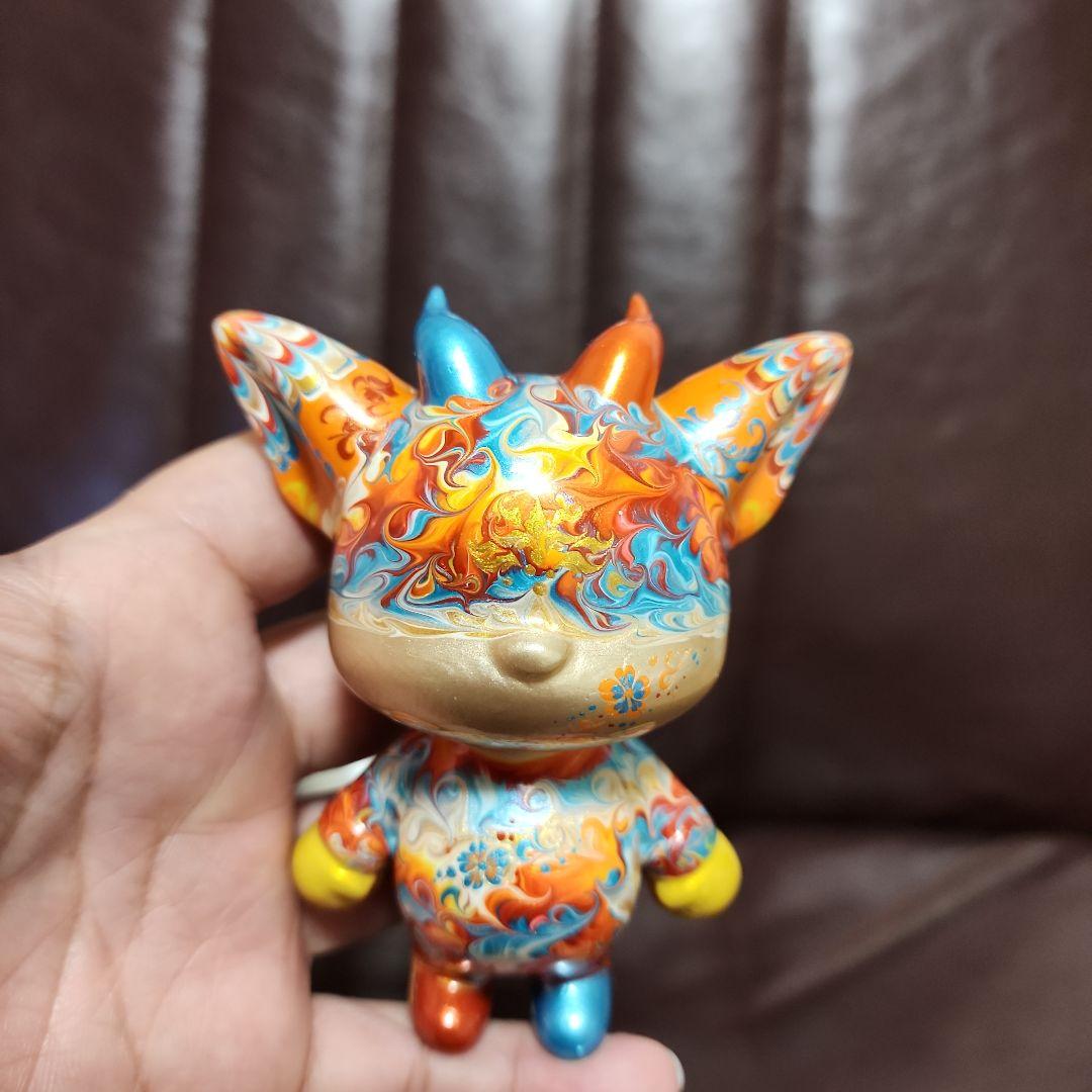 流体アート カラフルアートフィギュア 7体セット