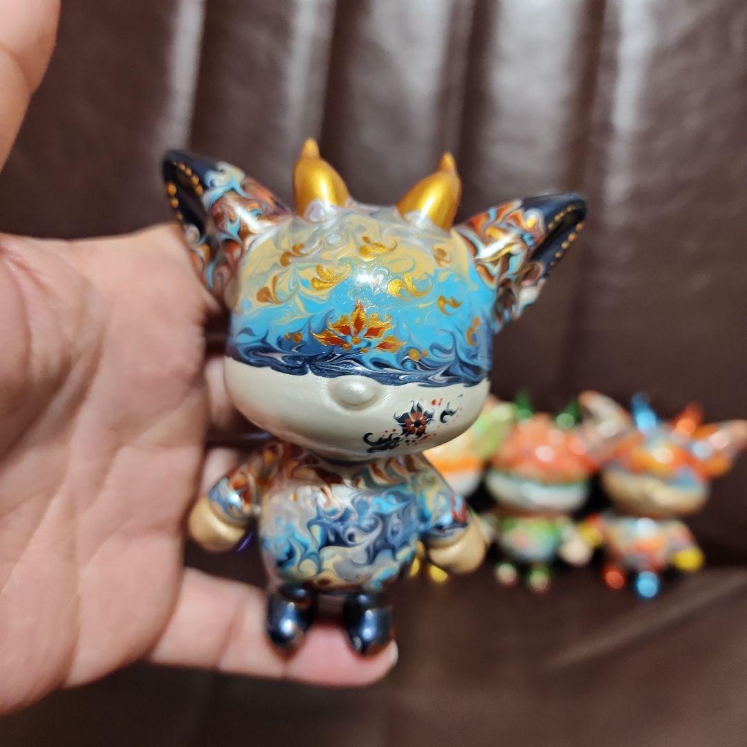 流体アート カラフルアートフィギュア 7体セット