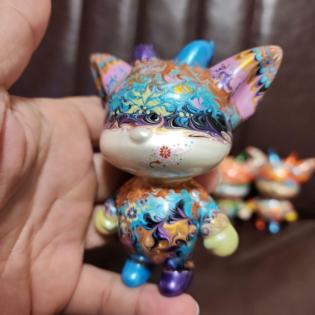 流体アート カラフルアートフィギュア 7体セット