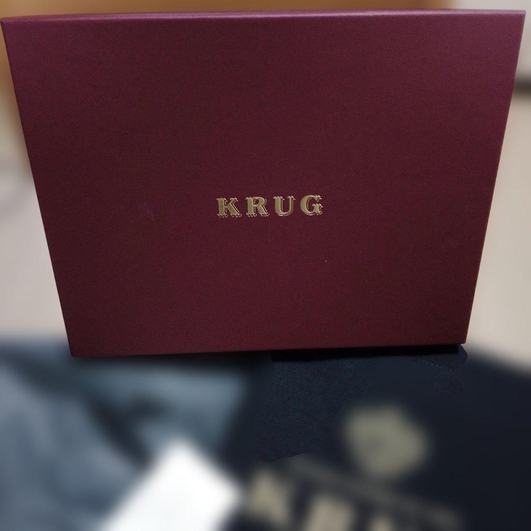 KRUG エプロン 黒色刺繍ロゴ★保証説明書★箱付き