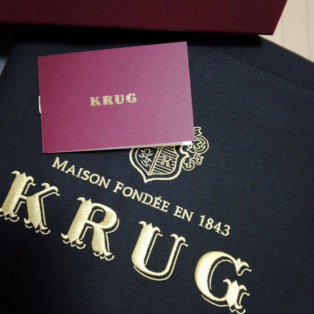 KRUG エプロン 黒色刺繍ロゴ★保証説明書★箱付き