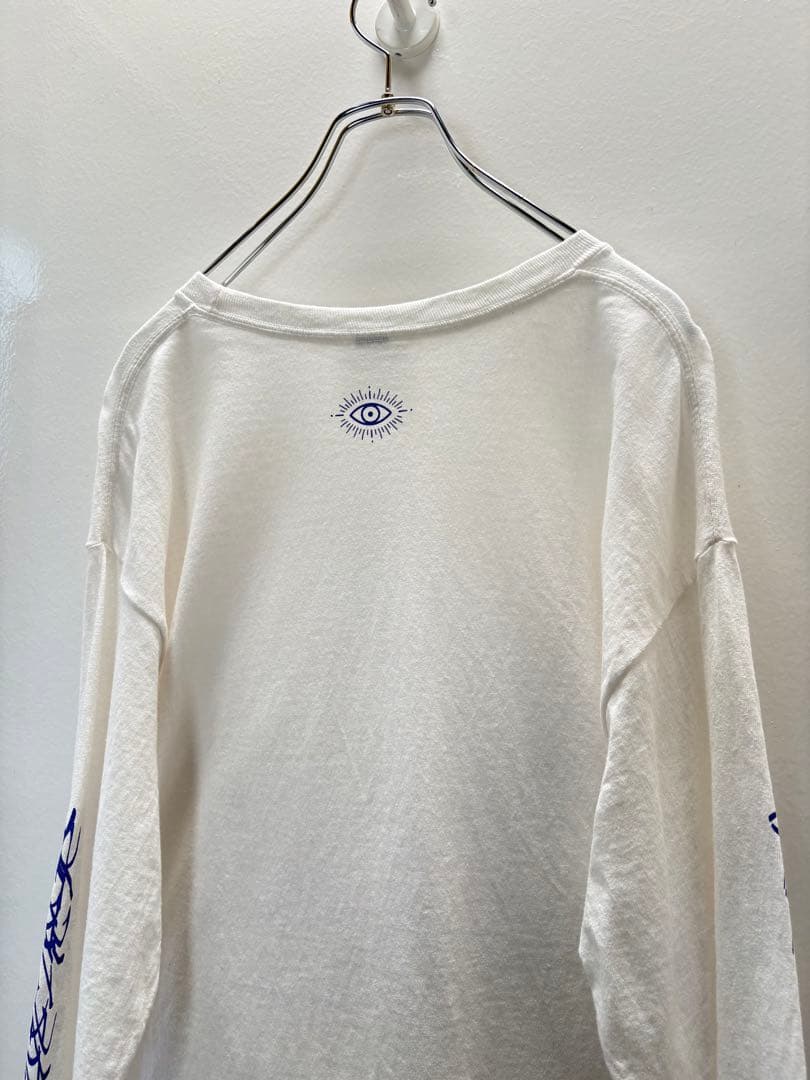 キタニタツヤ 倶楽部非現実　ロンT 白　サイズ大きめ