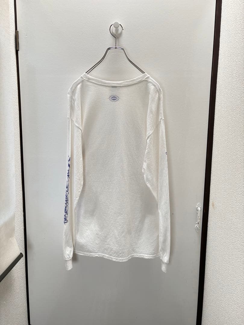 キタニタツヤ 倶楽部非現実　ロンT 白　サイズ大きめ