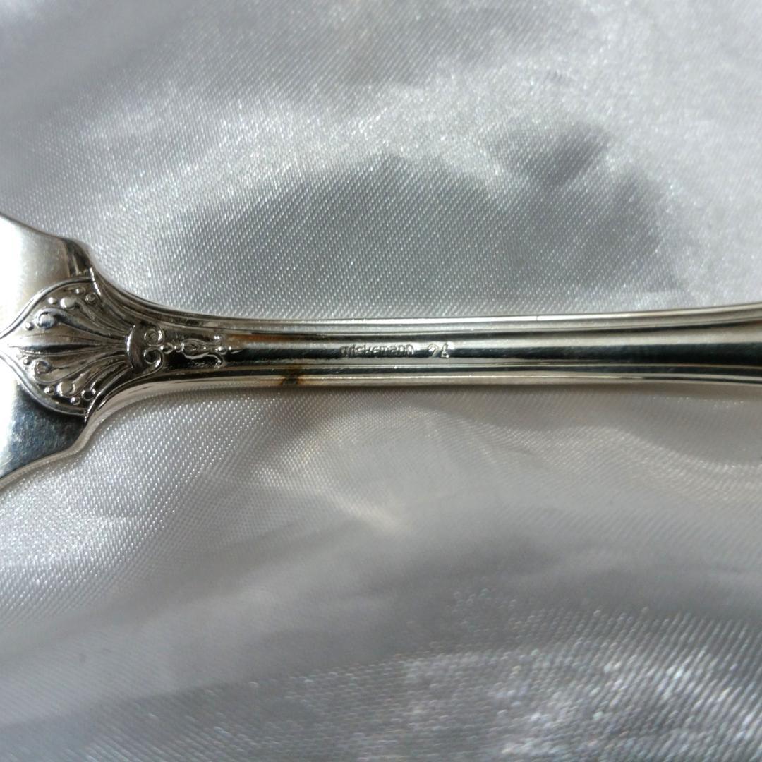 ウィスケマン シルバープレート 純銀 フォーク カラトリー アンティーク