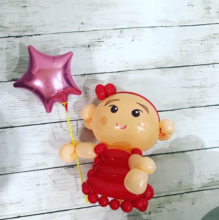 結婚式ウェルカムスペースに大人気 オリジナル新郎新婦バルーンアート 風船