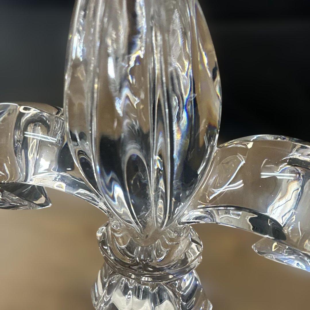 サンルイ　ペーパーウェイト　フルール・ド・リス（百合の紋章）