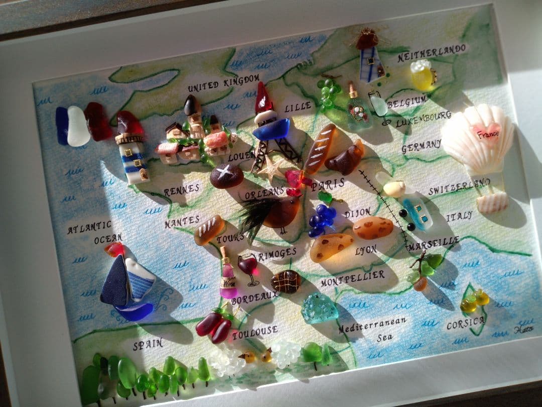 シーグラスアート　SORA様　ご確認　６点