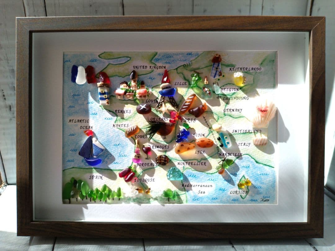 シーグラスアート　SORA様　ご確認　６点