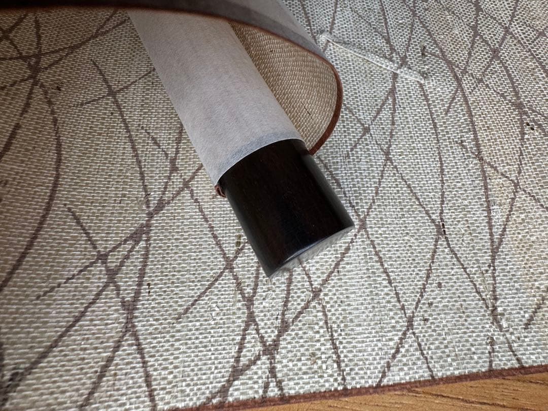 掛け軸 色紙掛 葛布 茶室　未使用45×120cm 檀紐