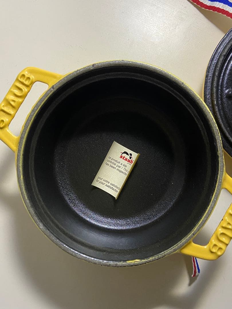 ストウブ　10cm ミニココット　0.25クオーツ レモン　シトロン