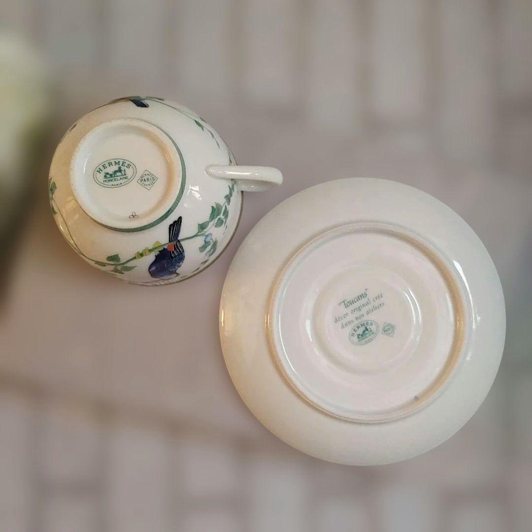 未使用◆エルメスHERMESトゥカン◆カップ&ソーサー