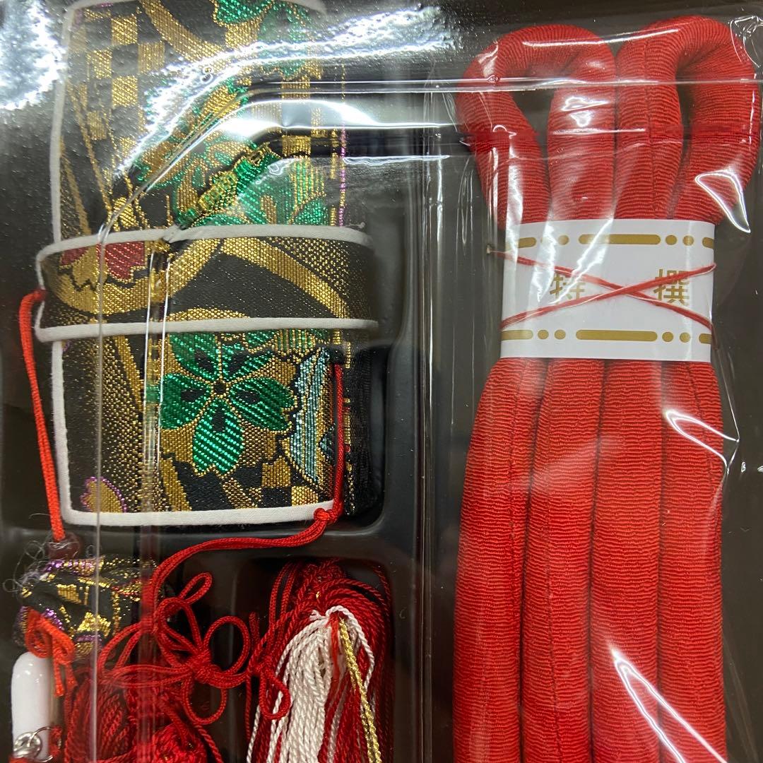 七五三　ハコセコセット　新品　未使用　7歳　3歳　着物　在庫処分　大特価　帯