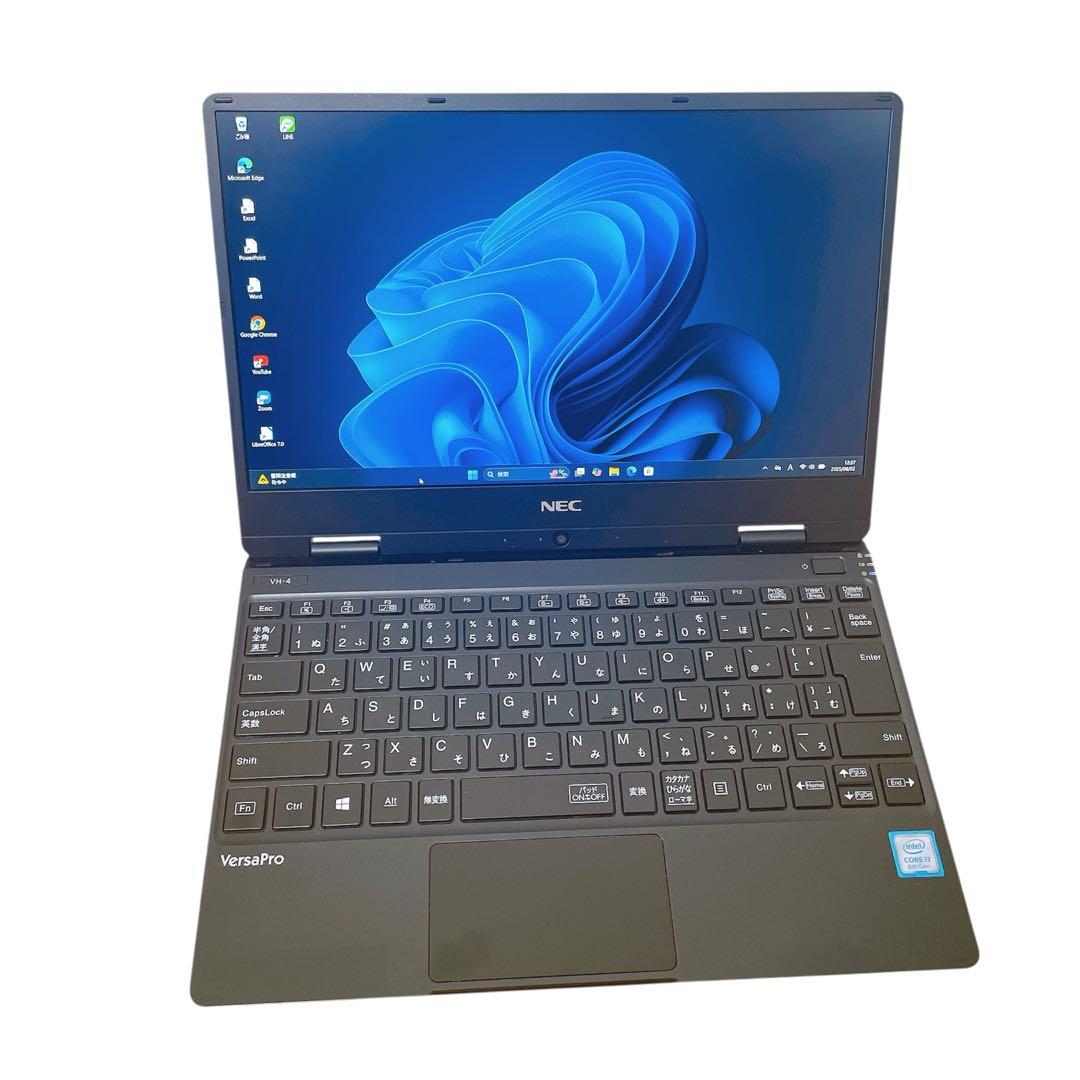 第8世代i7/SSD/8G/小型軽量ノートパソコン/NEC/カメラ/win11