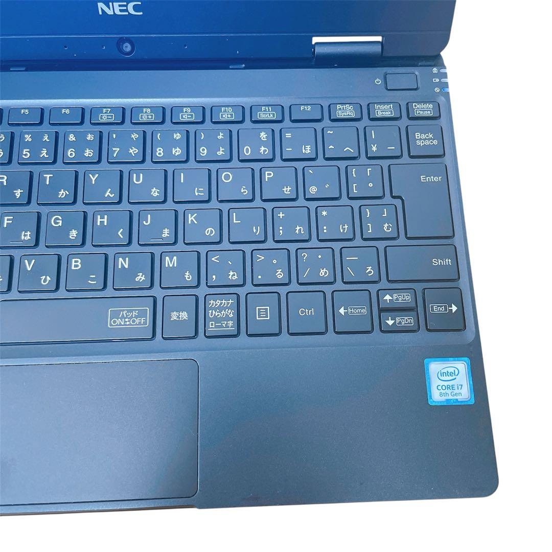 第8世代i7/SSD/8G/小型軽量ノートパソコン/NEC/カメラ/win11