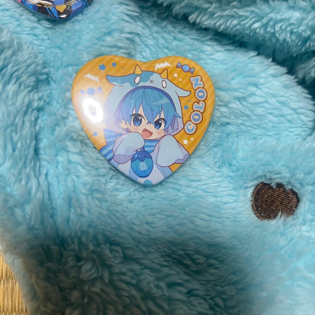 すとぷり ころんくん マフラー、缶バッジセット