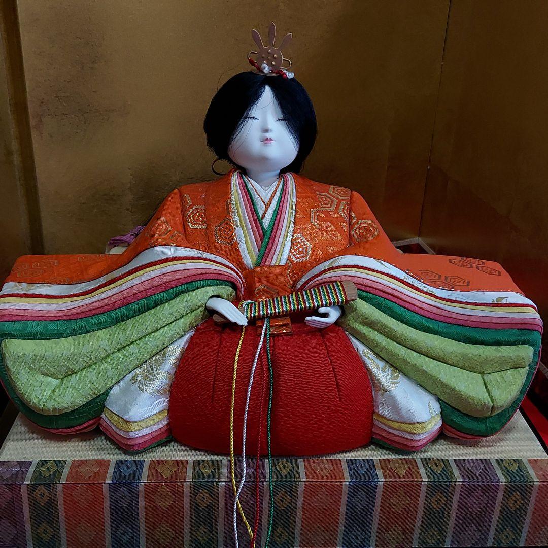 木目込み雛人形　親王飾り　ハンドメイド