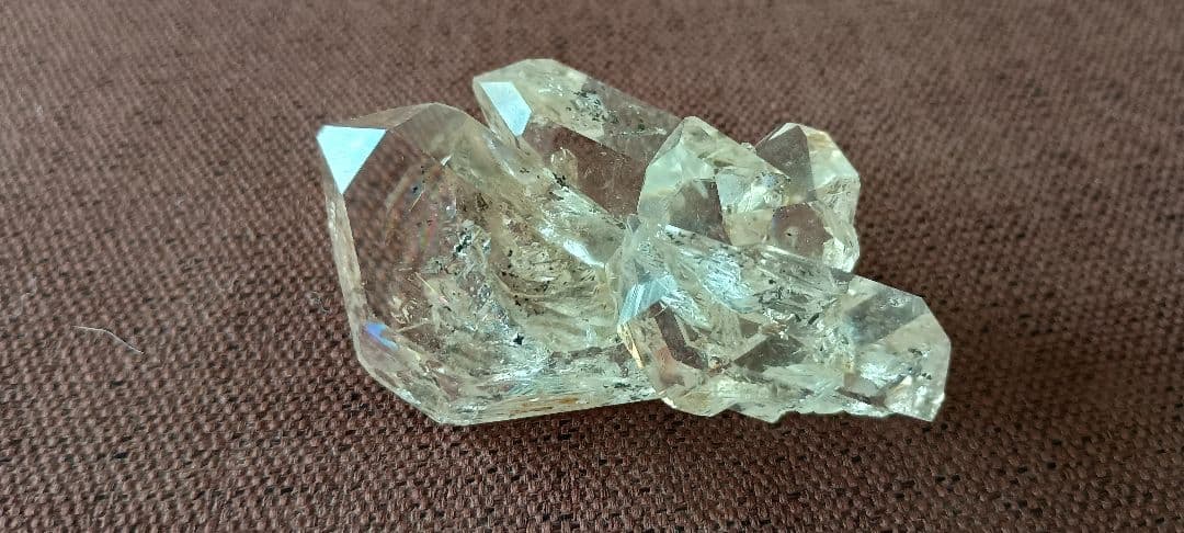 ハーキマーダイアモンド大粒クラスター