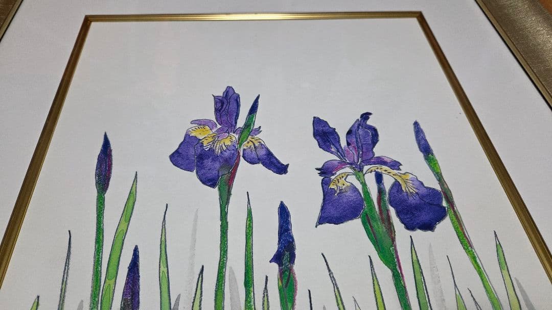 平松礼二　絵画2点セット　吉川工房　箱根芦ノ湖成川美術館