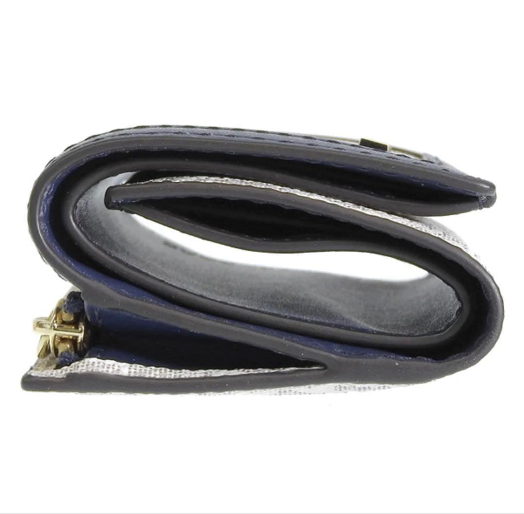 【美品】MICHAEL KORS MKロゴ折りたたみ財布