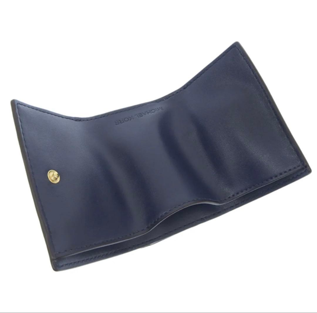 【美品】MICHAEL KORS MKロゴ折りたたみ財布