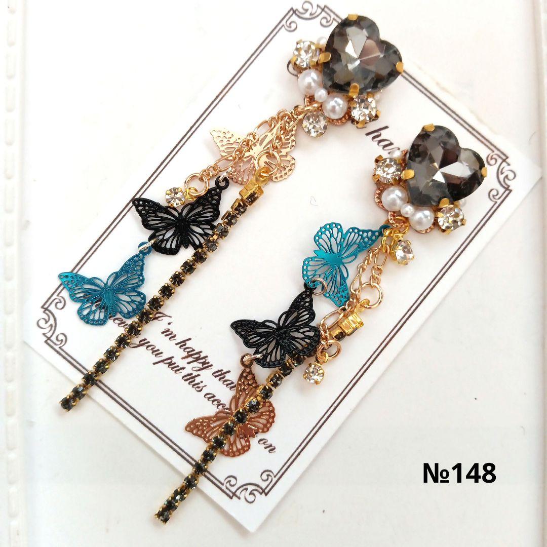 ♡ハンドメイド♡ビジューピアスorイヤリング№110
