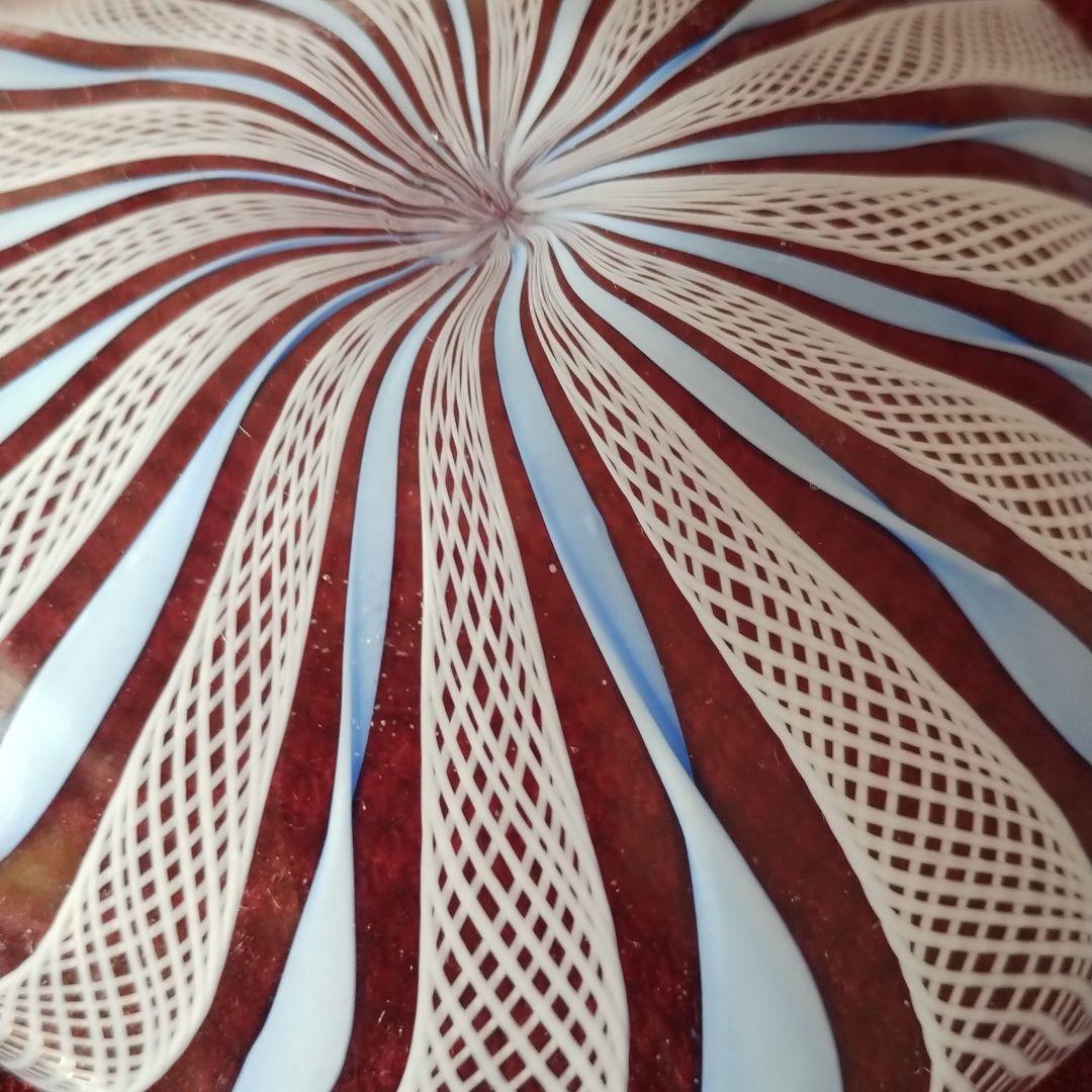 せ*ん様 ベネチアングラス　ベネチアンガラス　吹きガラス　小皿　２枚セット　 レ