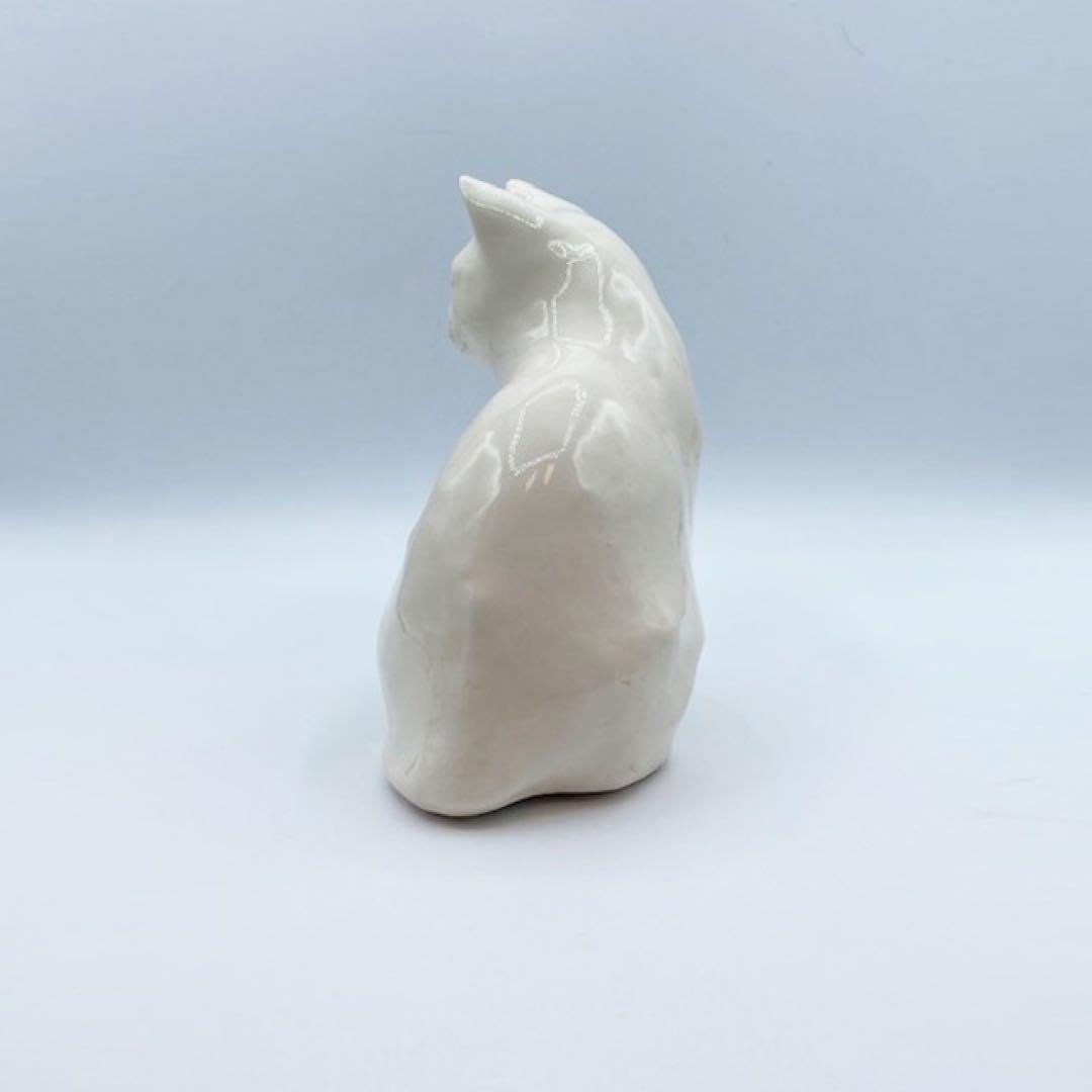 新品 ウィンスタンレイキャット オッドアイ 白猫 サイズ3 アンティーク 希少