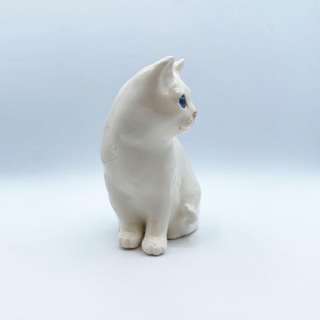 新品 ウィンスタンレイキャット オッドアイ 白猫 サイズ3 アンティーク 希少