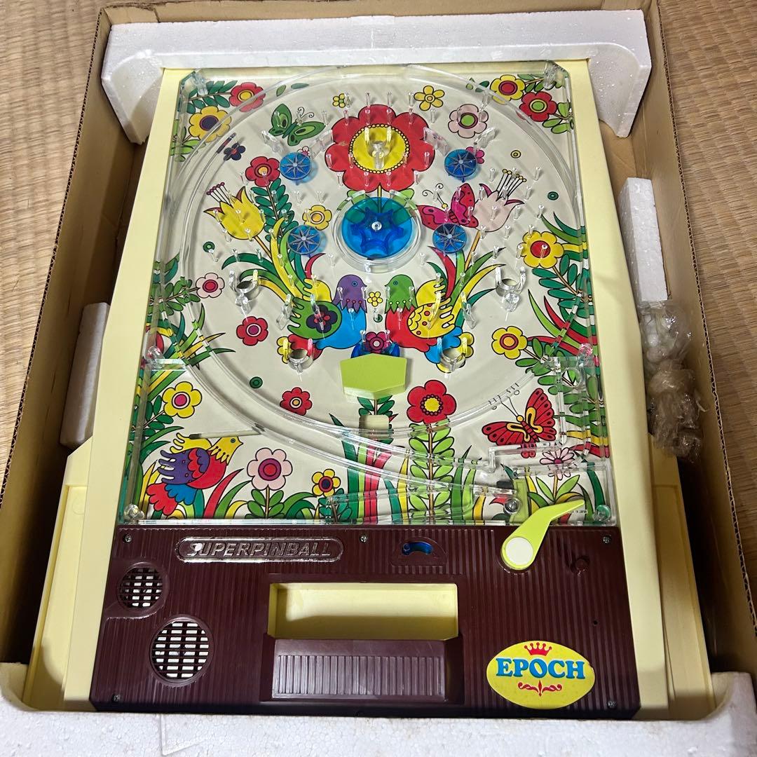 エポック社 ジャンボパチンコ SUPER PINBALL 箱説付 昭和レトロ