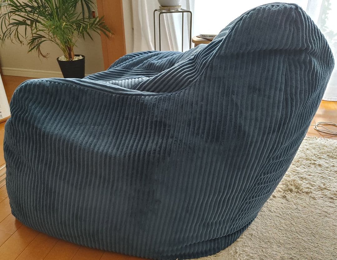 LOOSY HUG ME ビーズソファ　ネイビー