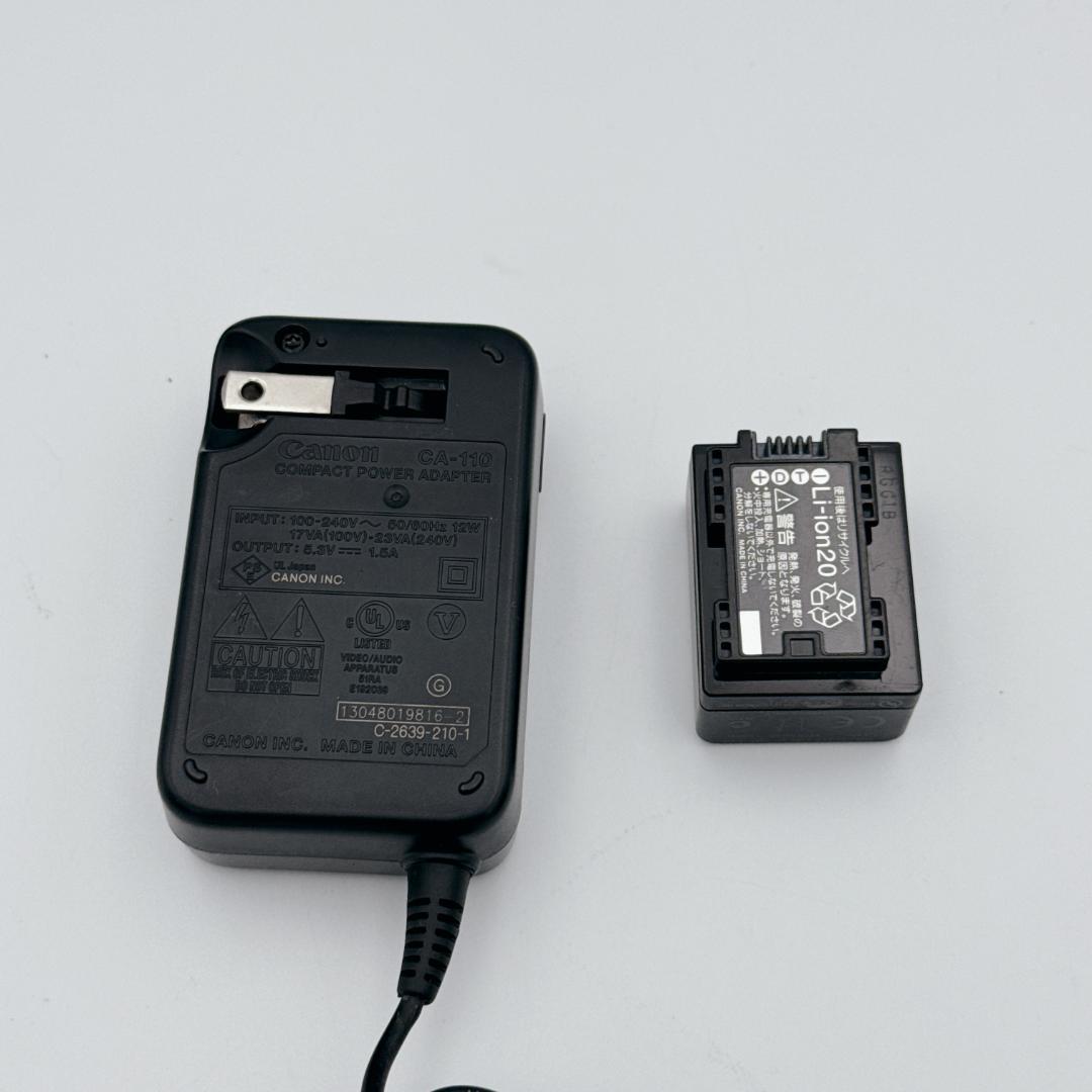 【美品】Canon ビデオカメラ iVIS HF R41 ブラック 動作品