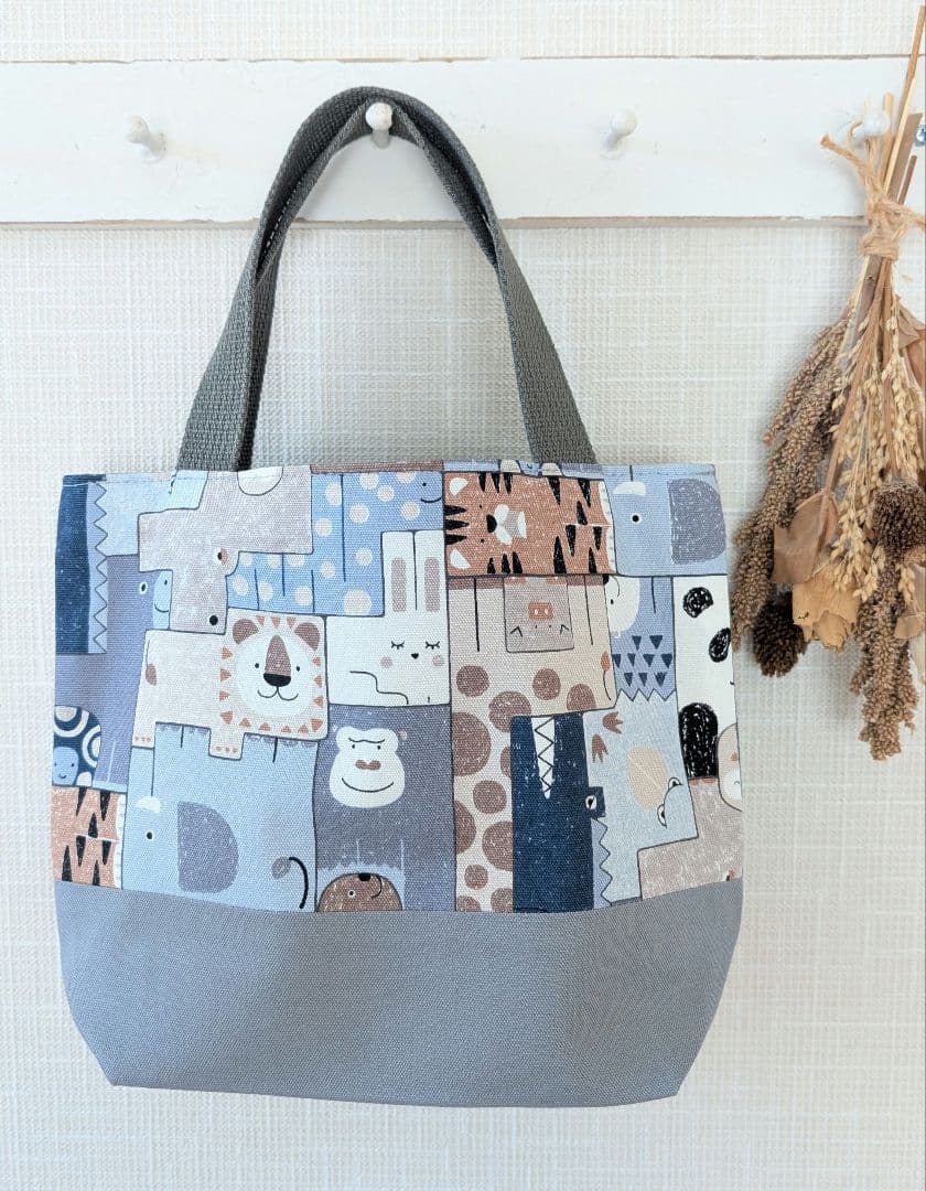 ミニ手提げ　ミニトート　小さな手さげ　お買い物ごっこ　おままごと　プチバッグ