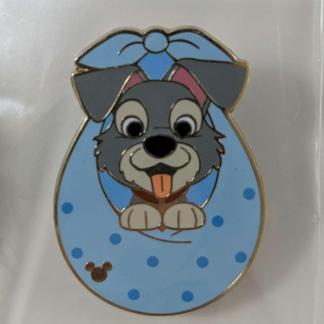 ディズニー 海外 香港 ベビー レディ トランプ わんわん物語 ピンバッジ