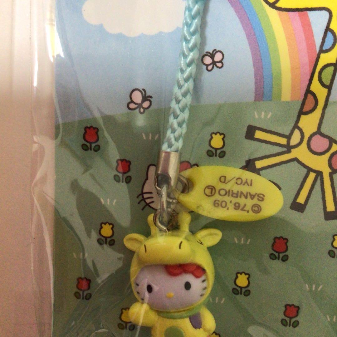 ハローキティ　✖️ nanaco ストラップ　ボールペン(黄色)