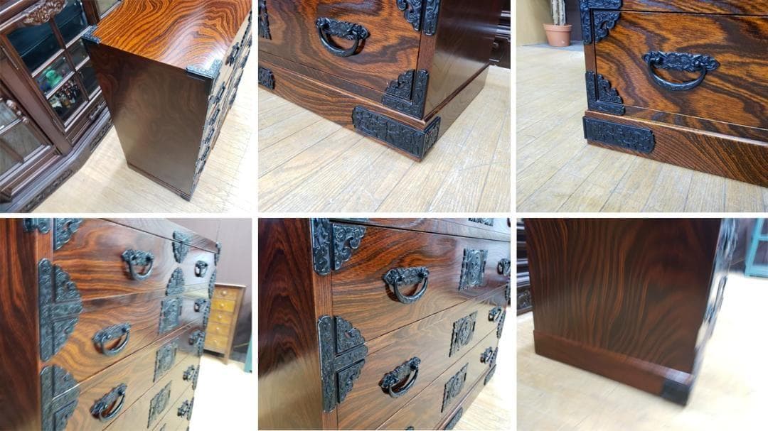 F38　美品　岩谷堂？ 六段七杯 整理箪笥