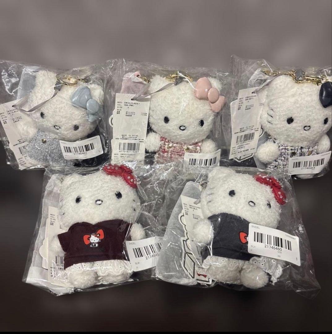 スナイデル　snidel ハローキティ　チャーム5点セット　サンリオ