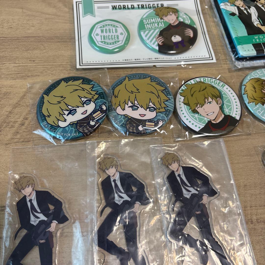 ワールドトリガー ワートリ 白スーツ 缶バッジ 犬飼澄晴