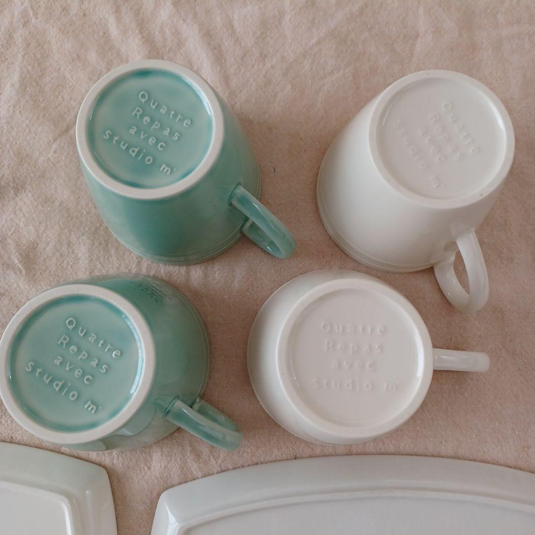 Masa Nさま専用　スタジオエム・キャトルルパ（ホワイト2・ミント2）