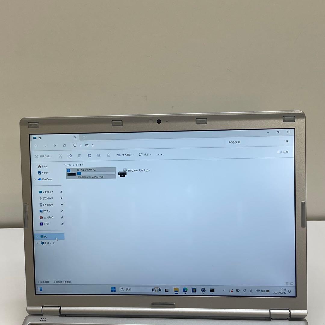 Windowsノート本体 #655 Panasonic CF-SZ6 i7-7500U 8GB 256GB