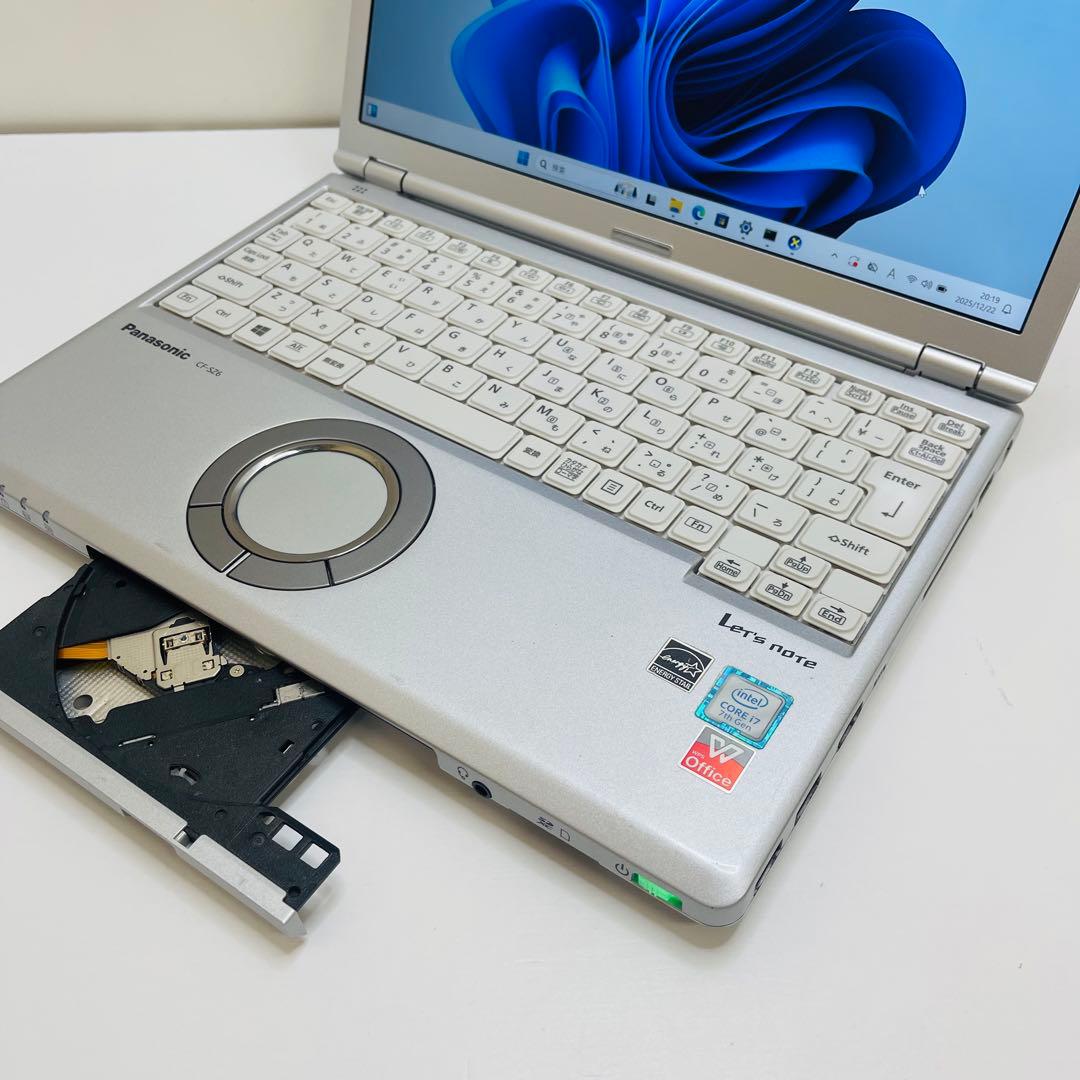 Windowsノート本体 #655 Panasonic CF-SZ6 i7-7500U 8GB 256GB