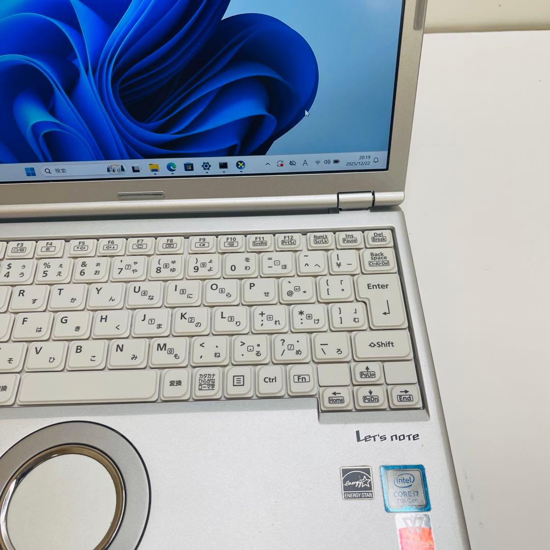 Windowsノート本体 #655 Panasonic CF-SZ6 i7-7500U 8GB 256GB