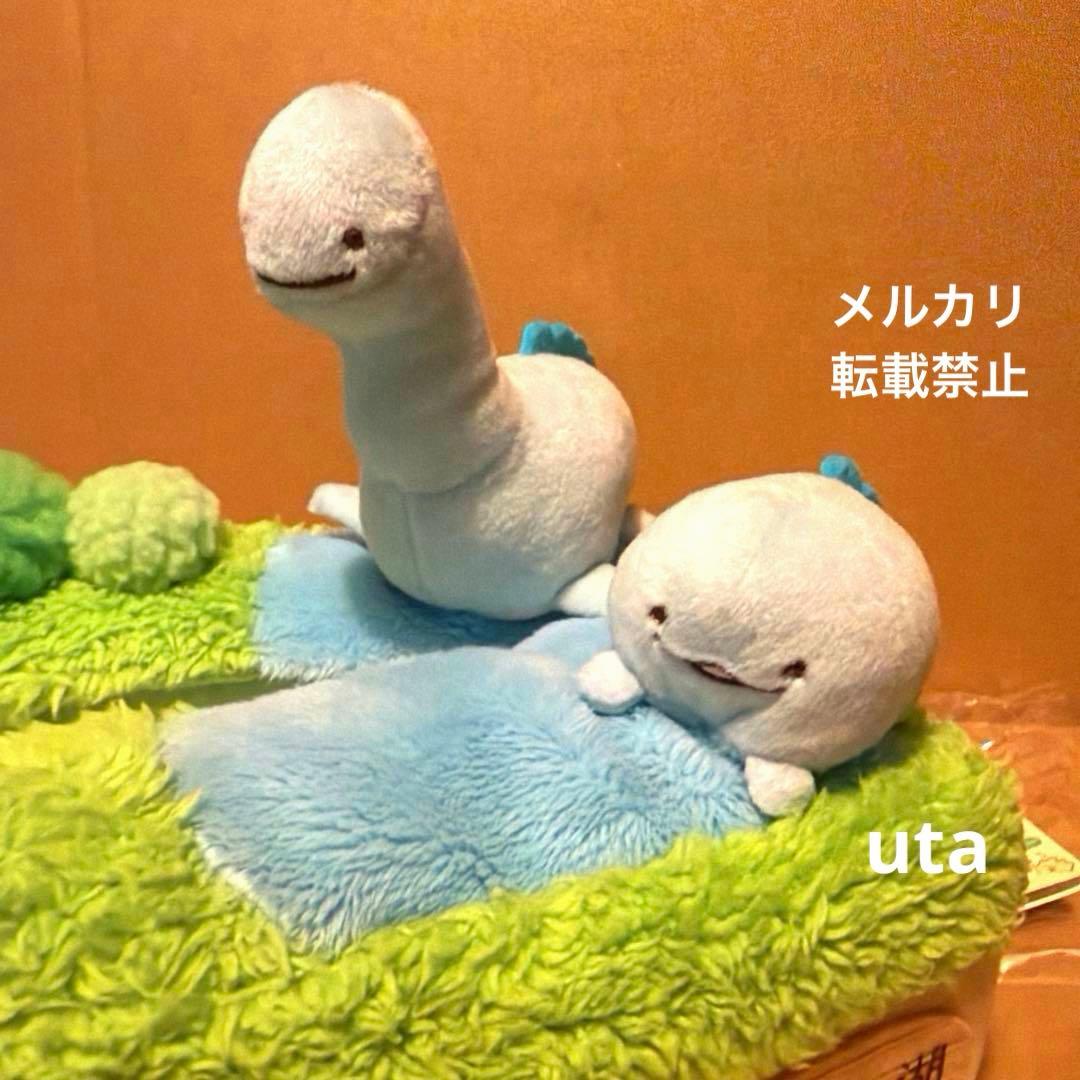 【レア】＊すみっコぐらし　ぬいぐるみティッシュカバー（すみっ湖ver.）1点