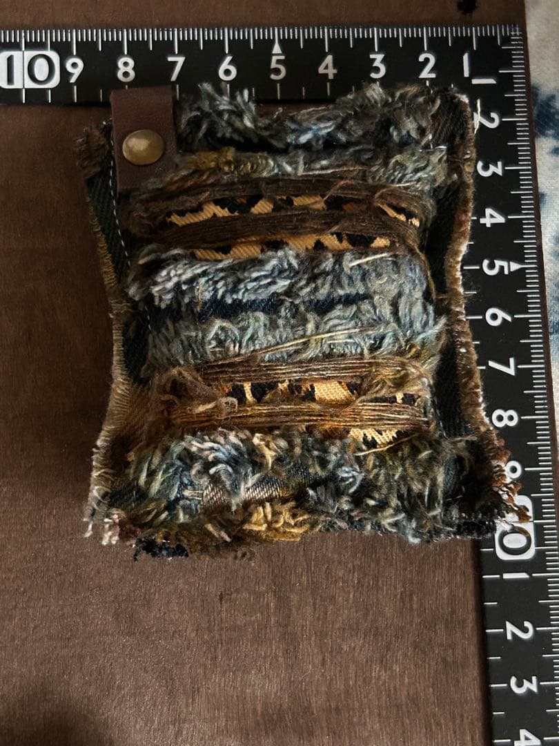 コラボ‼️染めデニムクッションタグレオパNo.682