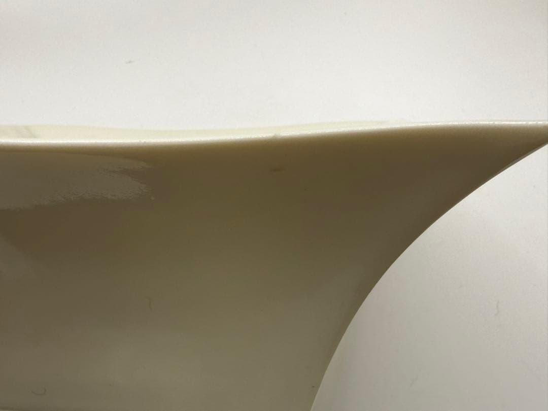 時代　白磁　魚紋角鉢　送料込み260120