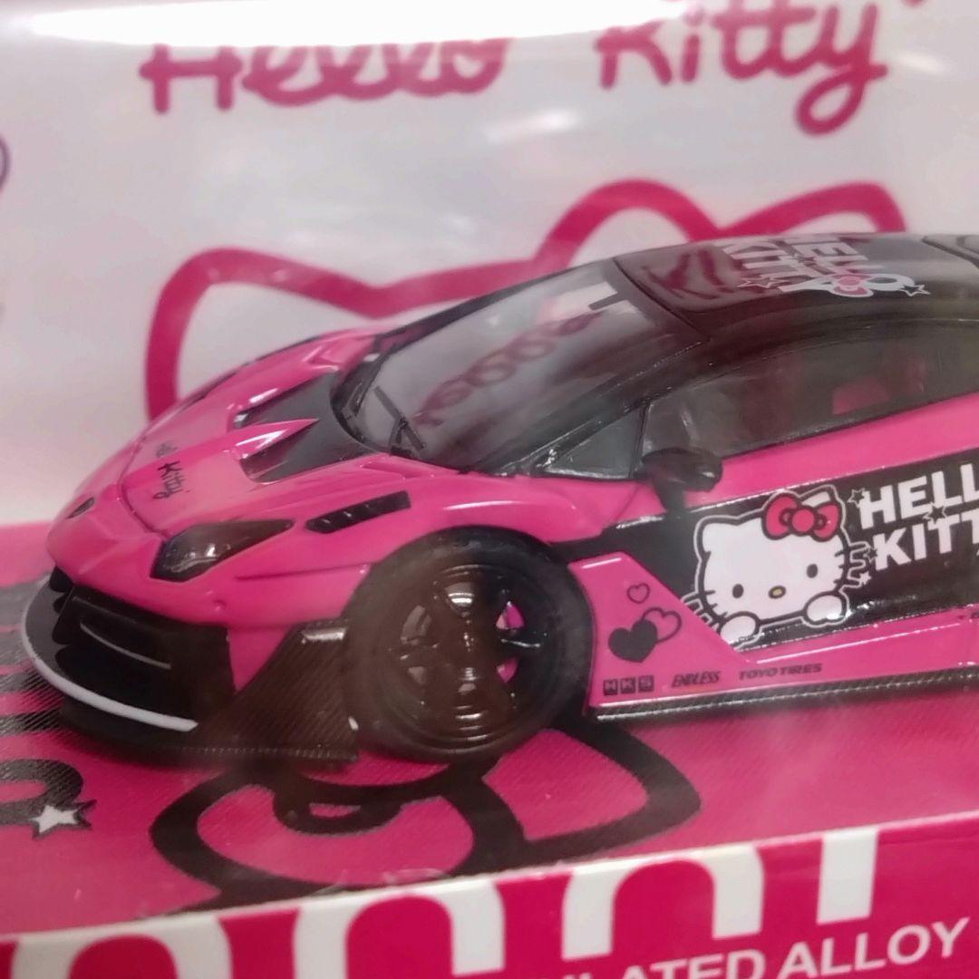 【数量限定品】COOLCAR 1/64 ハローキティアヴェンタドールGTEvo