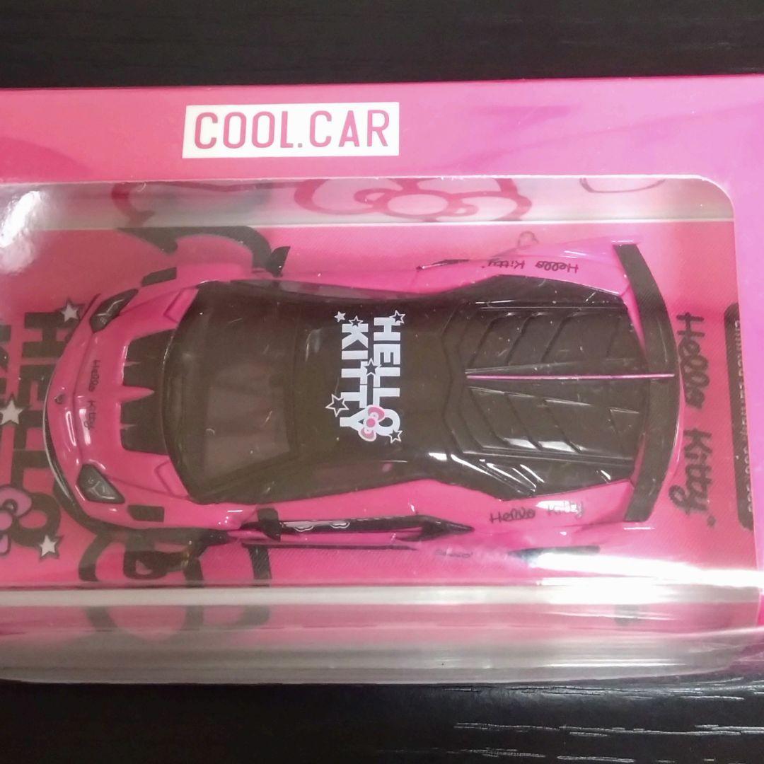 【数量限定品】COOLCAR 1/64 ハローキティアヴェンタドールGTEvo
